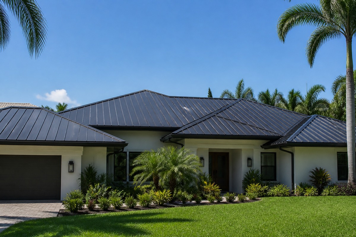 Metal roof in the heat in Dunedin